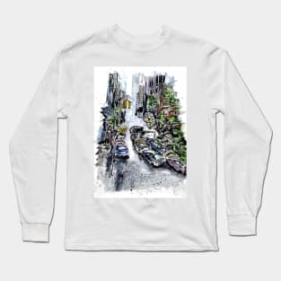 Urban Traffic Jam Long Sleeve T-Shirt